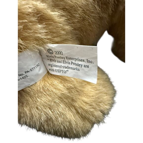 2000 Elvis Presley Graceland Biker Bear collectible plush toy - Picture 5 of 8